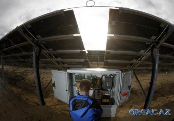 Solarpark Lieberose- солнечная батарея