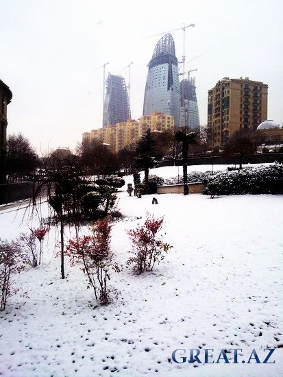 Снежный Баку - Зима