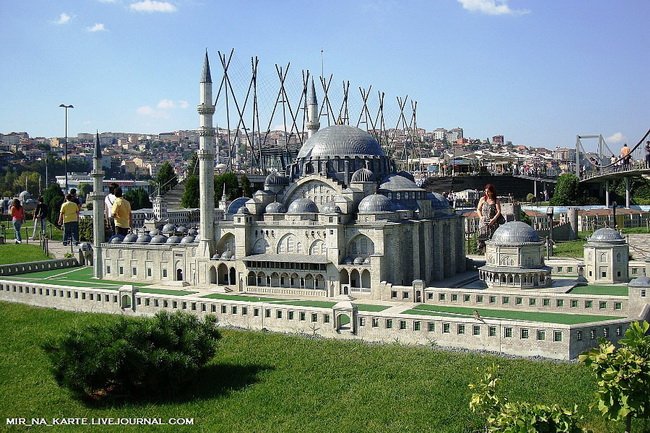 Турция в миниатюре/ Парк Miniaturk в Стамбуле