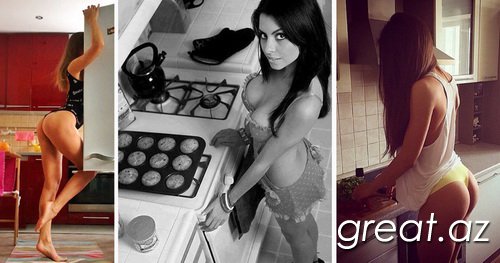 Девушки, которым простительно готовить невкусно	(24 фото)