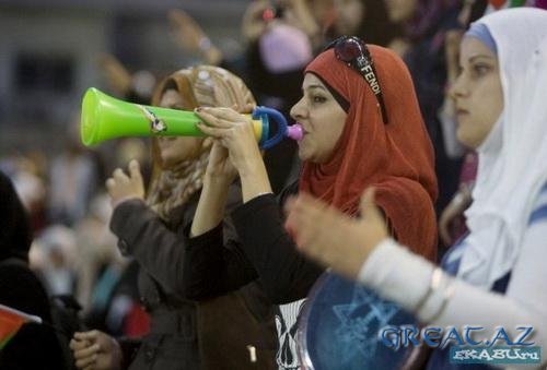 Матч между женскими сборными по футболу Иордании и Палестинской автономии