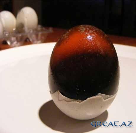 Китайский деликатес - протухшее яйцо