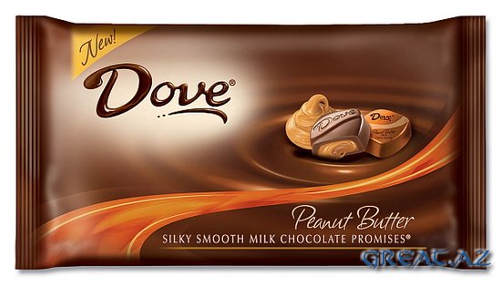 Красивая реклама шоколада Dove