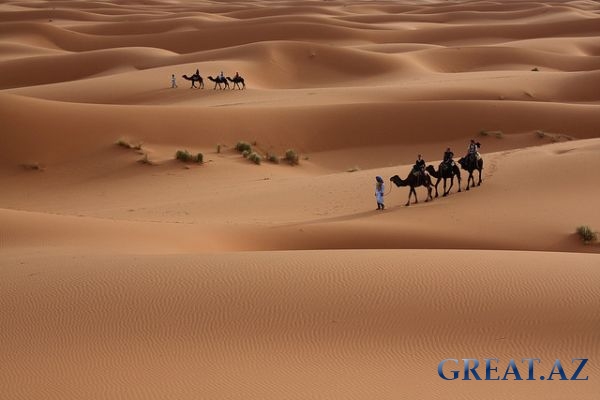 "Око Сахары" - геологическая загадка Мавритании (5 фото)