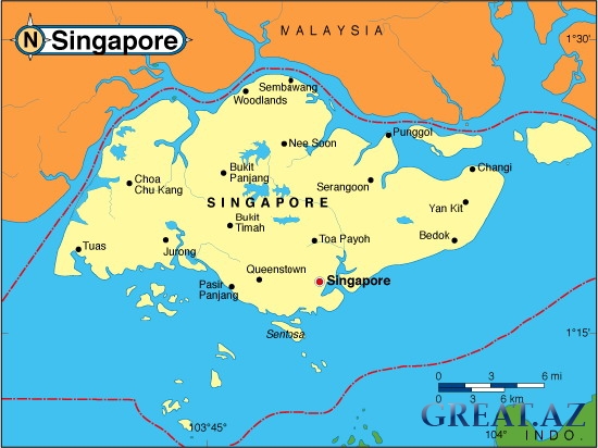 Где находится сингапур?