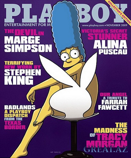 Мардж Симпсон в Playboy