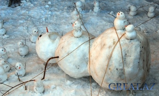 Самые чумовые снеговики