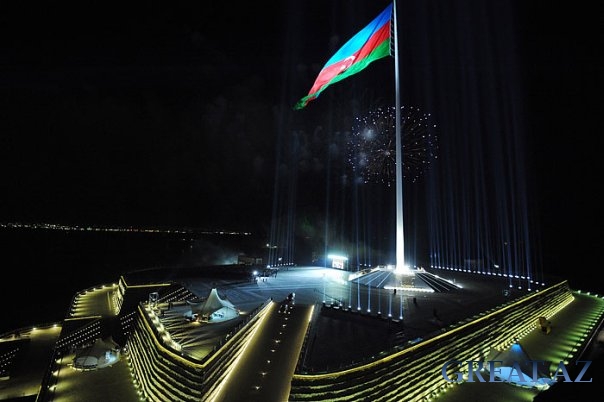 Самый высокий в мире флаг - Азербайджанский