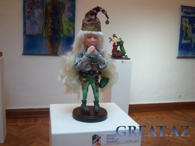 Выставка "Куклы в стиле Джаз" в Баку