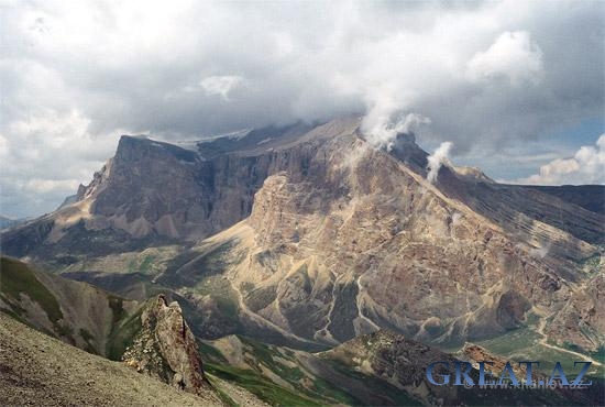 Great Caucasus Mountains landscapes. Azerbaijan.