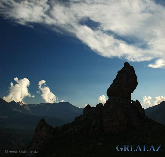 Great Caucasus Mountains landscapes. Azerbaijan.