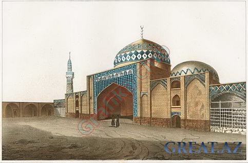 Азербайджанская Голубая Мечеть в Ереване