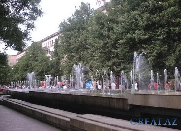 Бывшая Площадь Фонтанов в Баку