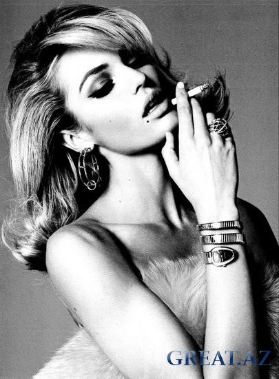 Кэндис Свейнпол в рекламе Victoria's Secret и в Vogue Italia
