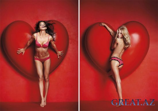 Рекламная кампания Victoria`s Secret: День святого Валентина