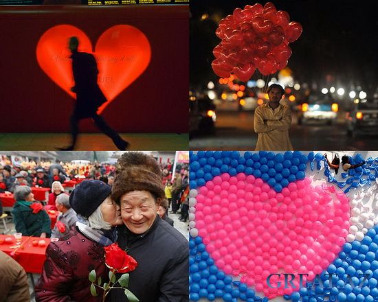 День Святого Валентина: Фото со всего мира