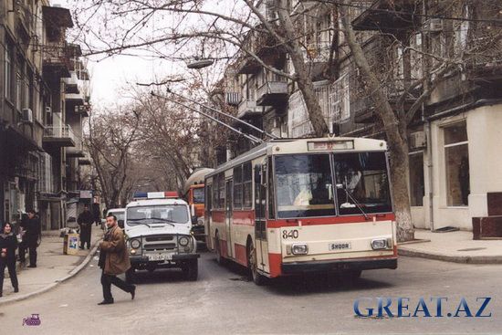 Трамваи и троллейбусы старого Баку и Сумгаита.