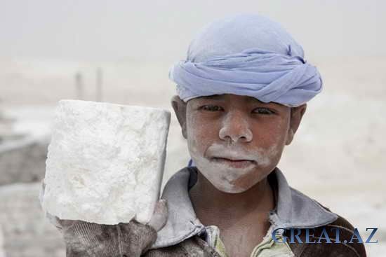 Египетские рабочие в каменоломнях