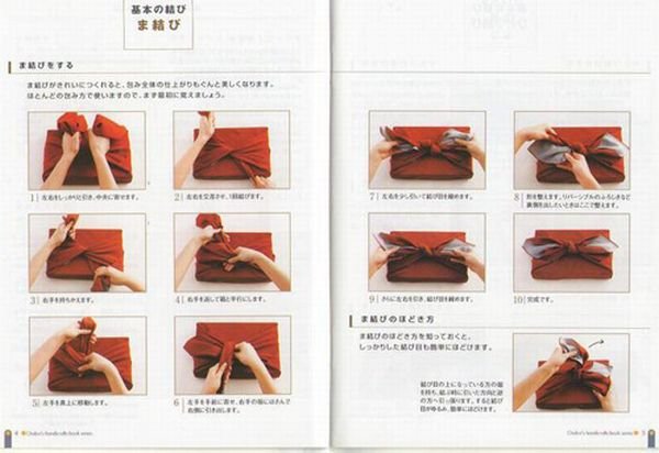 Фуросики – японская техника заворачивания вещей (26 фото)