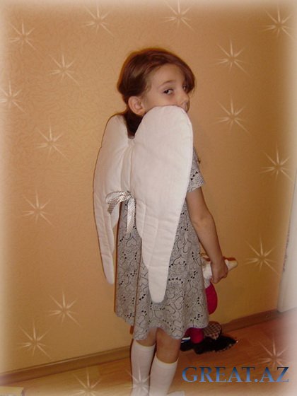 Как сделать крылья ангела на новогодний праздник ребенку