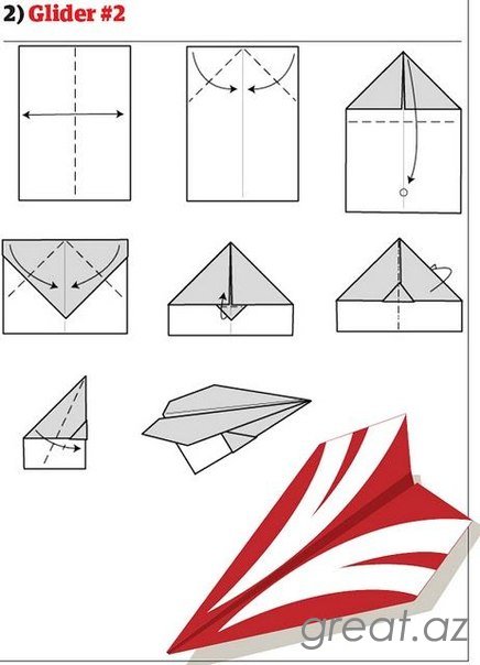 Как сделать самолет из бумаги? ФОТО