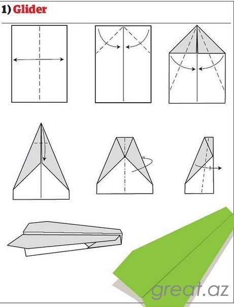 Как сделать самолет из бумаги? ФОТО