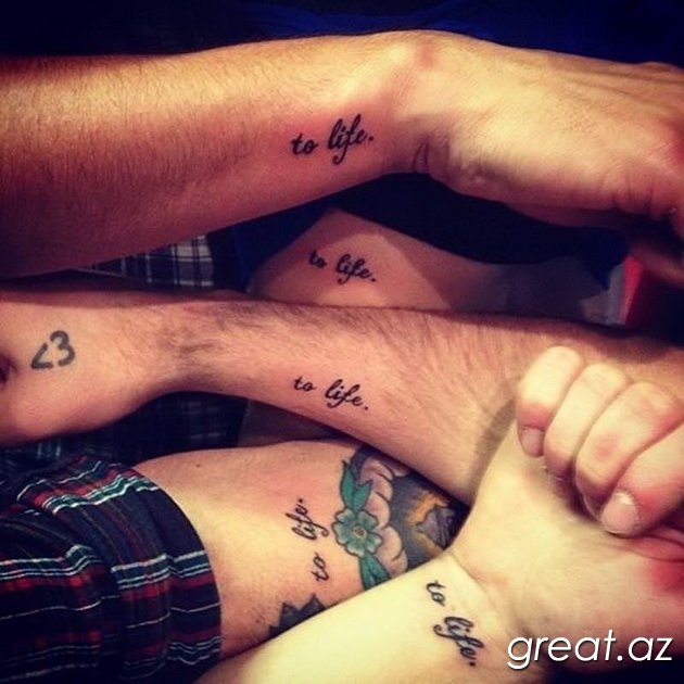 Татуировки для влюбленных (74 Фото)
