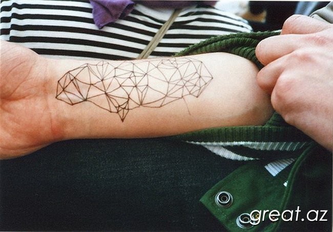 Красивые татуировки, Геометрия (72 Фото)
