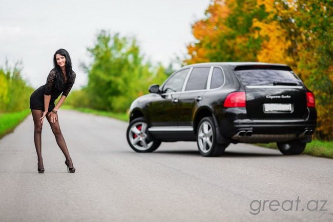 Сексуальные девушки и спортивные автомобили (37 Фото)