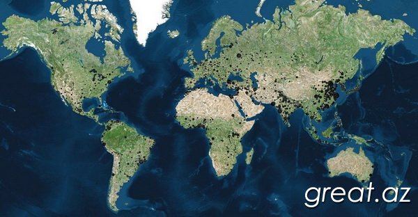 18 необычных карт, которые тебе не показывали на уроках географии.